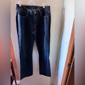 Aura Dark Blue Straight Leg Women's Jeans